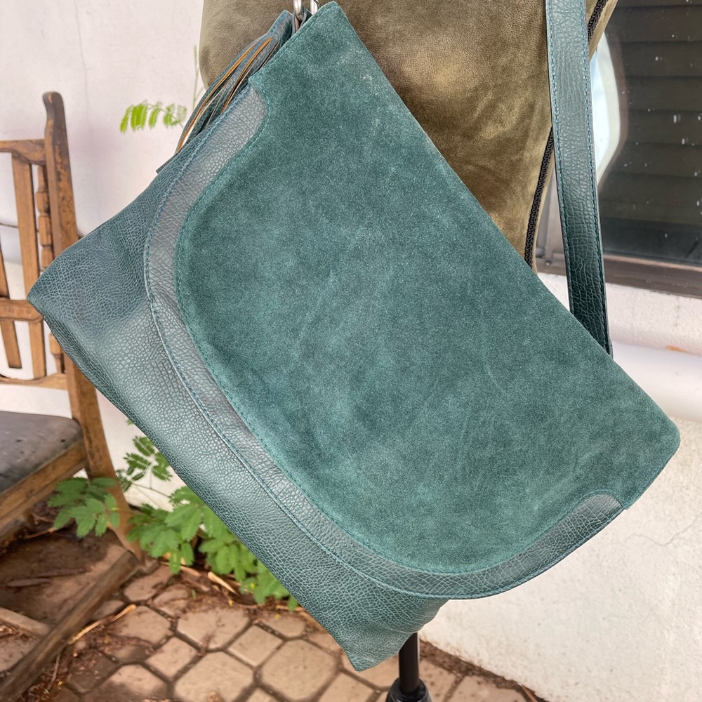 Mossimo Green Messenger Bag